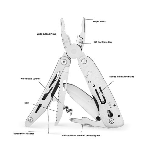 Multi-Tool Ganzo G304 - silver