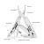 Multi-Tool Ganzo G304 - silver