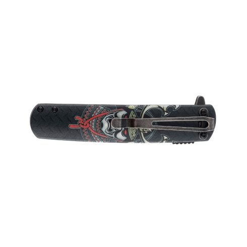 Ganzo 626 Black, samurai motif