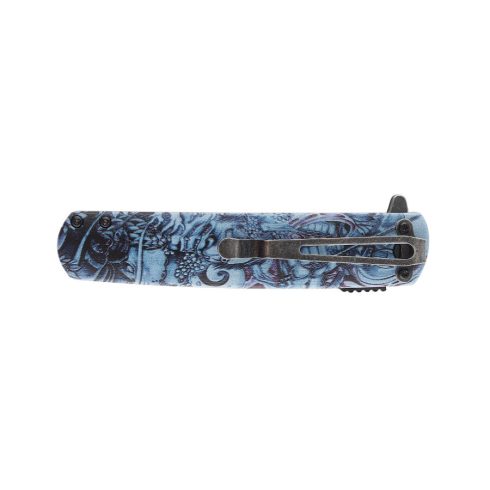 Ganzo 626 Grey, samurai motif
