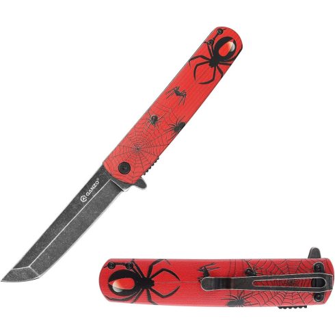 Ganzo 626 - Red, spider motif