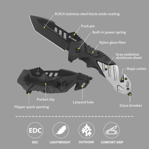 Knife Ganzo G629 - Grey