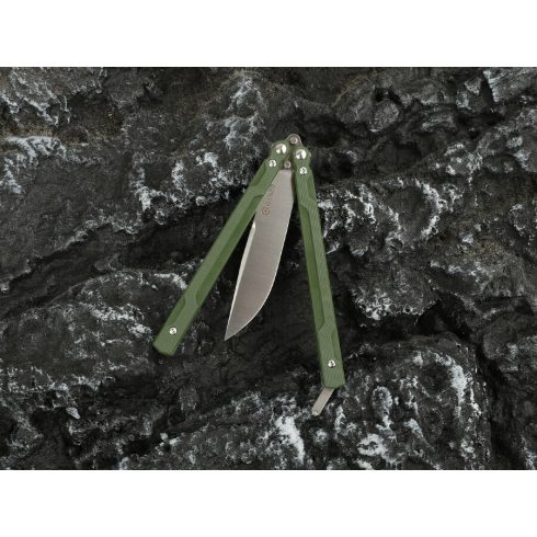 Ganzo G766 Butterfly Knife - Green