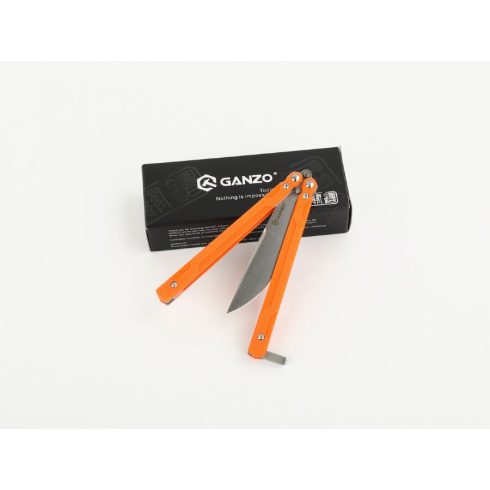 Ganzo G766 Butterfly Knife - Orange