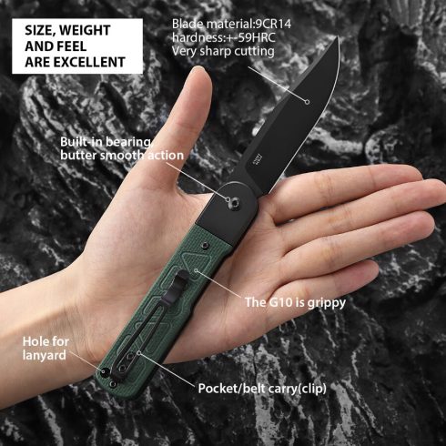 Knife Ganzo G767PT (Green)