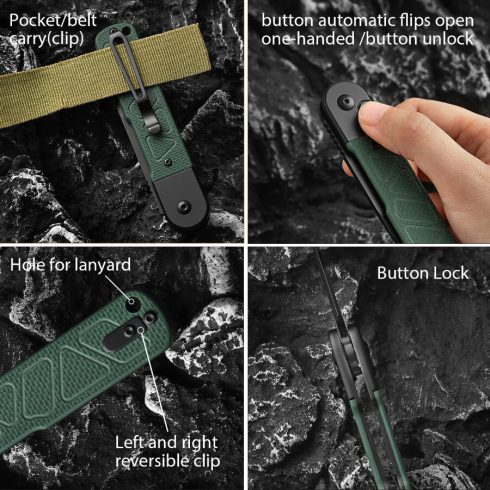 Knife Ganzo G767PT (Green)