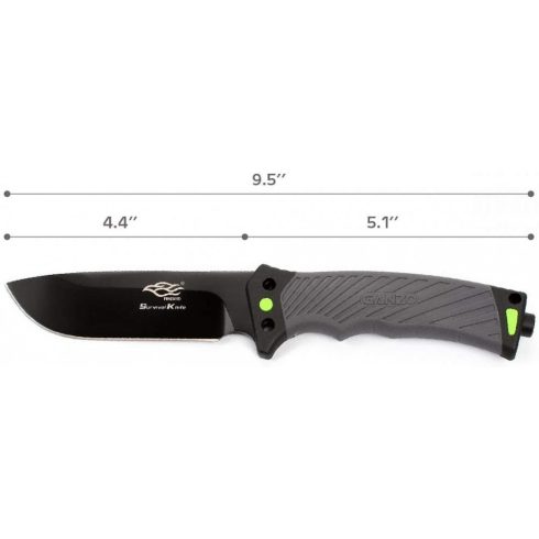 Ganzo G8012 - Survival Knife (Grey)