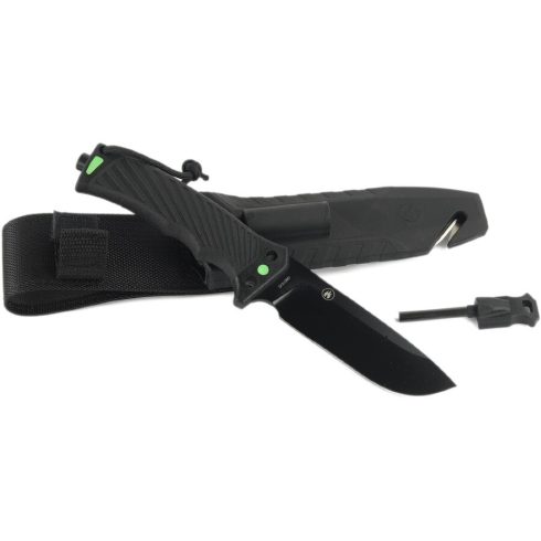 Ganzo G8012V2 - Survival Knife (Black)