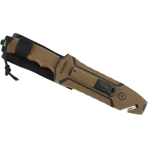 Ganzo G8012V2 - Survival Knife (Brown)