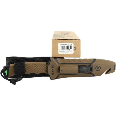 Ganzo G8012V2 - Survival Knife (Brown)
