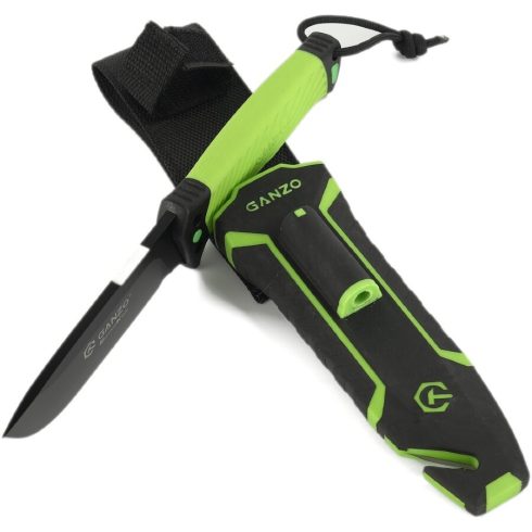 Ganzo G8012V2 - Survival Knife (Green)