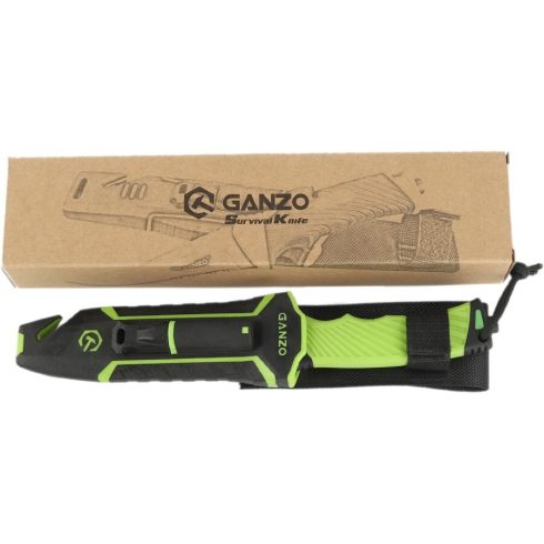 Ganzo G8012V2 - Survival Knife (Green)