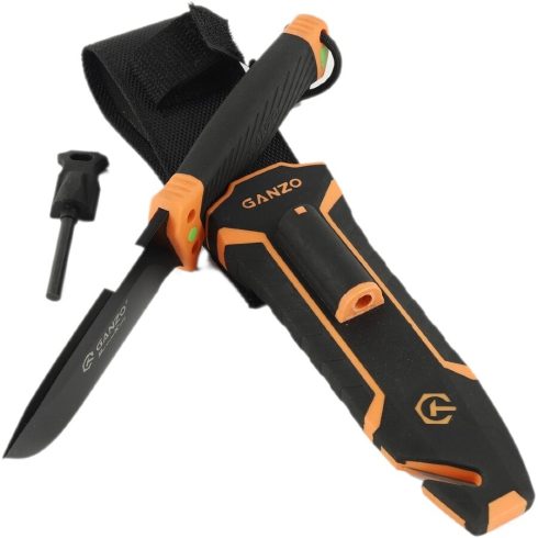 Ganzo G8012V2 - Survival Knife (Orange)