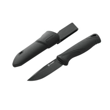 Ganzo G806BW - fixed handle knife with belt clip - Black