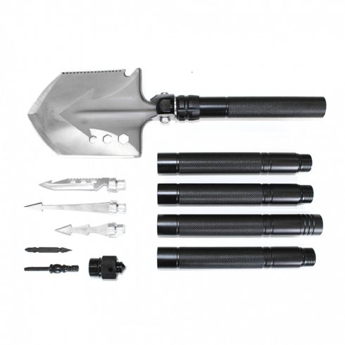Shovel Adimanti HK 001 Multifunctional shovel 8 in 1 - shovel / ice ax / screwdriver / torch / spear sharpener / glass breaker / compass / bag