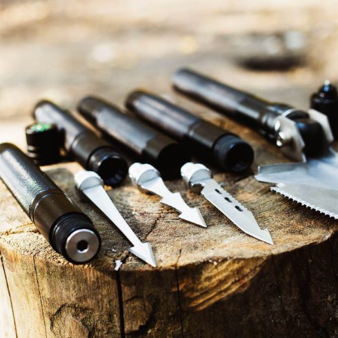 Shovel Adimanti HK 001 Multifunctional shovel 8 in 1 - shovel / ice ax / screwdriver / torch / spear sharpener / glass breaker / compass / bag