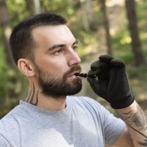 Shovel by Adimanti HK002 Multifunctional shovel - shovel/ hoe/ ax/ flint/ saw/ fish catcher/ screwdriver/ whistle/ opener/ glass breaker/ compass/ ice ax